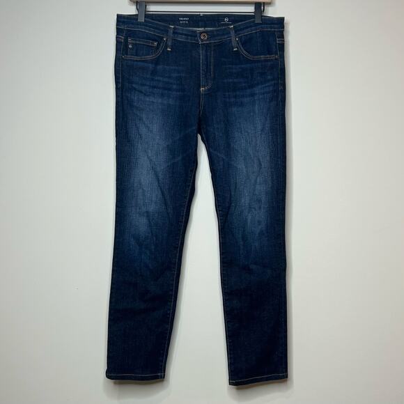 Ag Adriano Goldschmied Denim - AG Adriano Goldschmied The Stilt Cigarette Leg Blue Jeans Size 30R/ Size 10